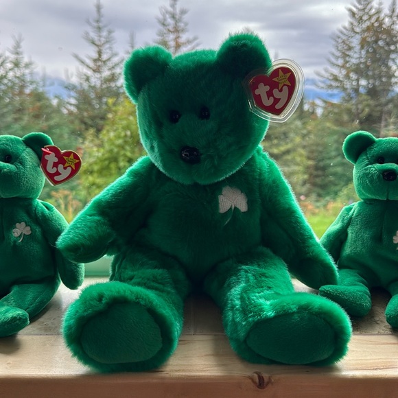 Teddy Bear Erin Beanie Baby Worth Erin Beanie Baby Value TY Beanie